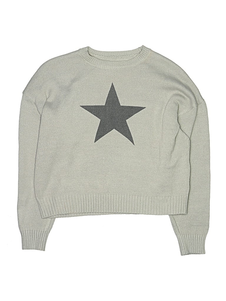 SHEIN Pre-owned Kids' Pullover Sweater In Silver