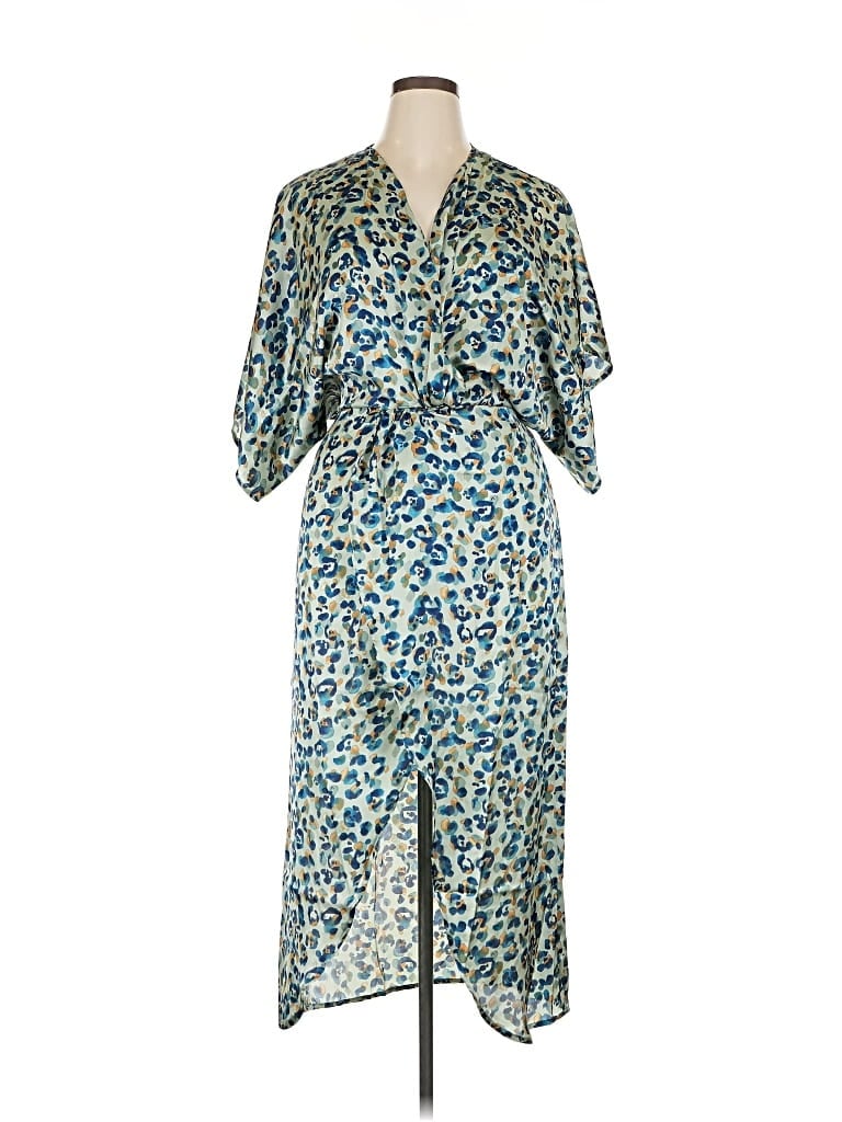 Lezat Casual Dress In Blue