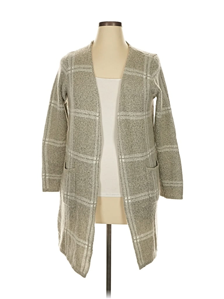 Pre-owned Apt. 9 Cardigan Sweater In Gray