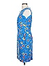 Lands' End Print Blue Cocktail Dress Size 12 (tall) - photo 5