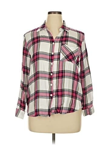 Alexander Jordan 3/4 Sleeve Button-Down Shirt (view 1)