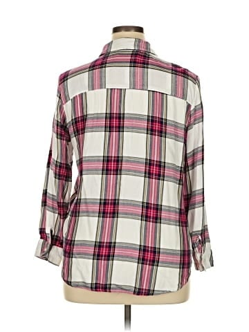 Alexander Jordan 3/4 Sleeve Button-Down Shirt (view 2)