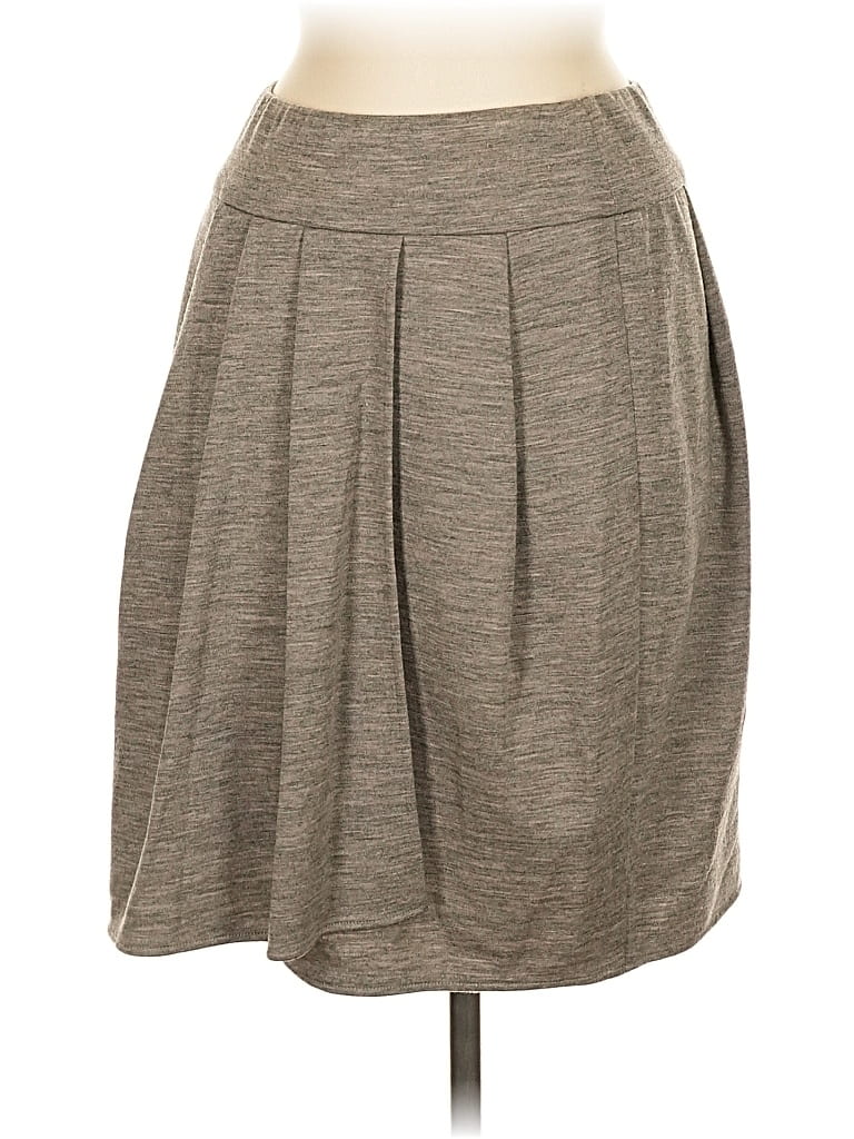 Pre-owned Lida Baday Wool Skirt In Gray