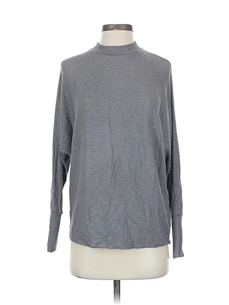 HIPPIE ROSE Pre-owned Long Sleeve Turtleneck In Gray
