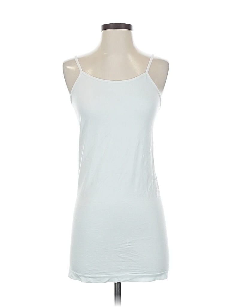 Pre-owned Massini Tank Top Blue Halter Neckline Tops