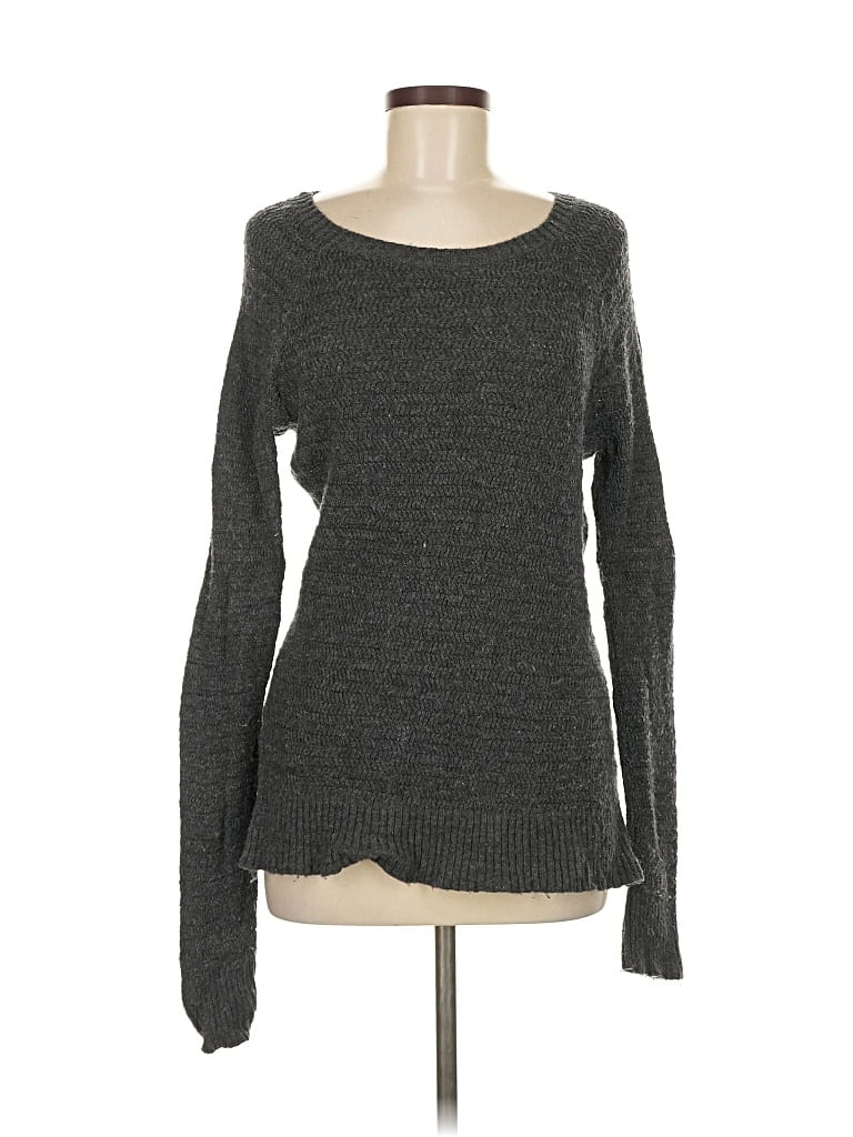 Pre-owned Ann Taylor Loft Outlet Pullover Sweater In Gray