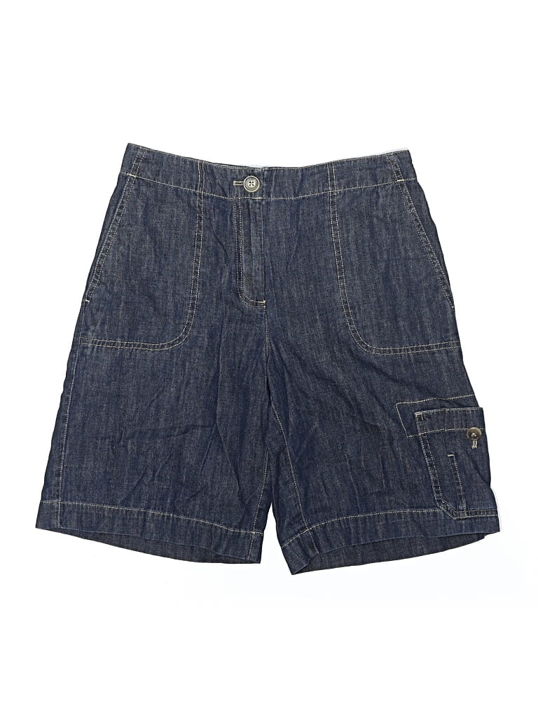 Pre-owned Jjill Cargo Shorts In Blue