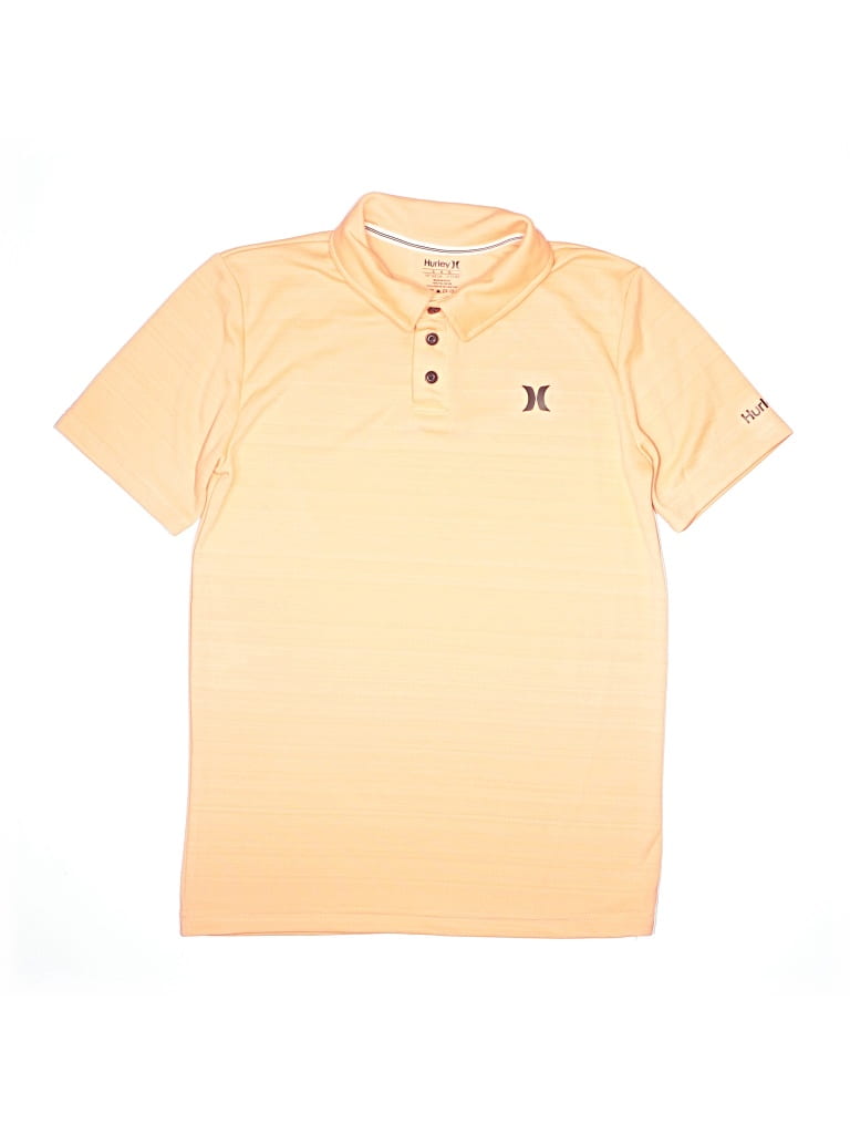 Pre-owned Hurley Kids'  Short Sleeve Polo Shirt In Yellow