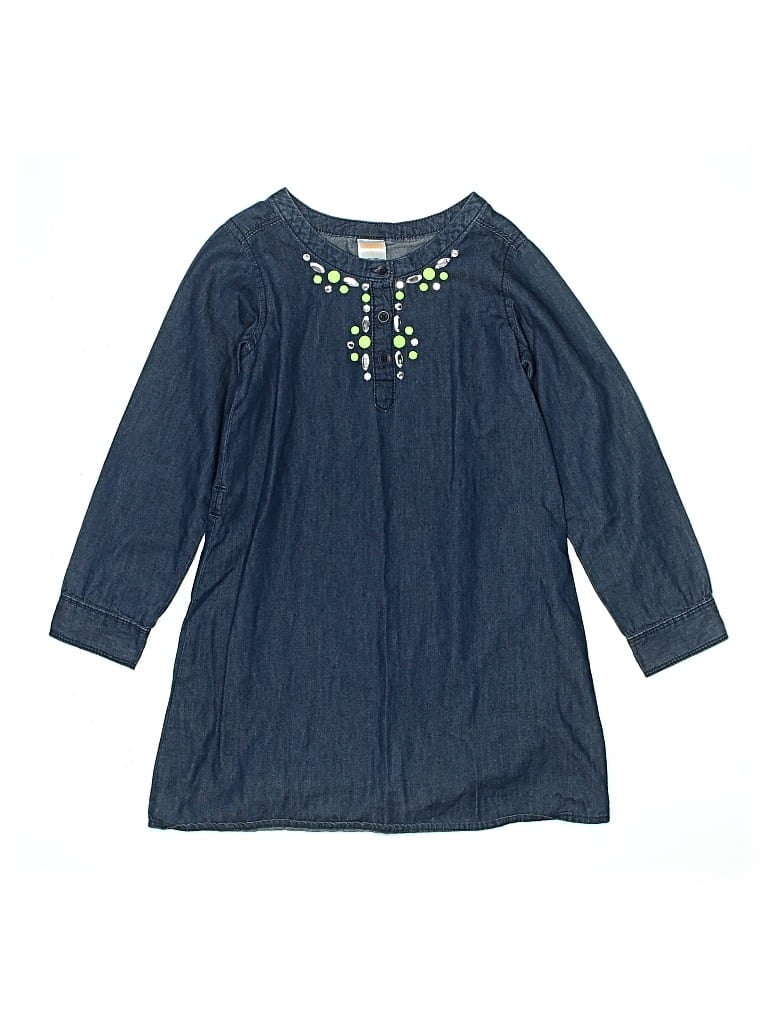 Pre-owned Gymboree Kids' Dress In Blue