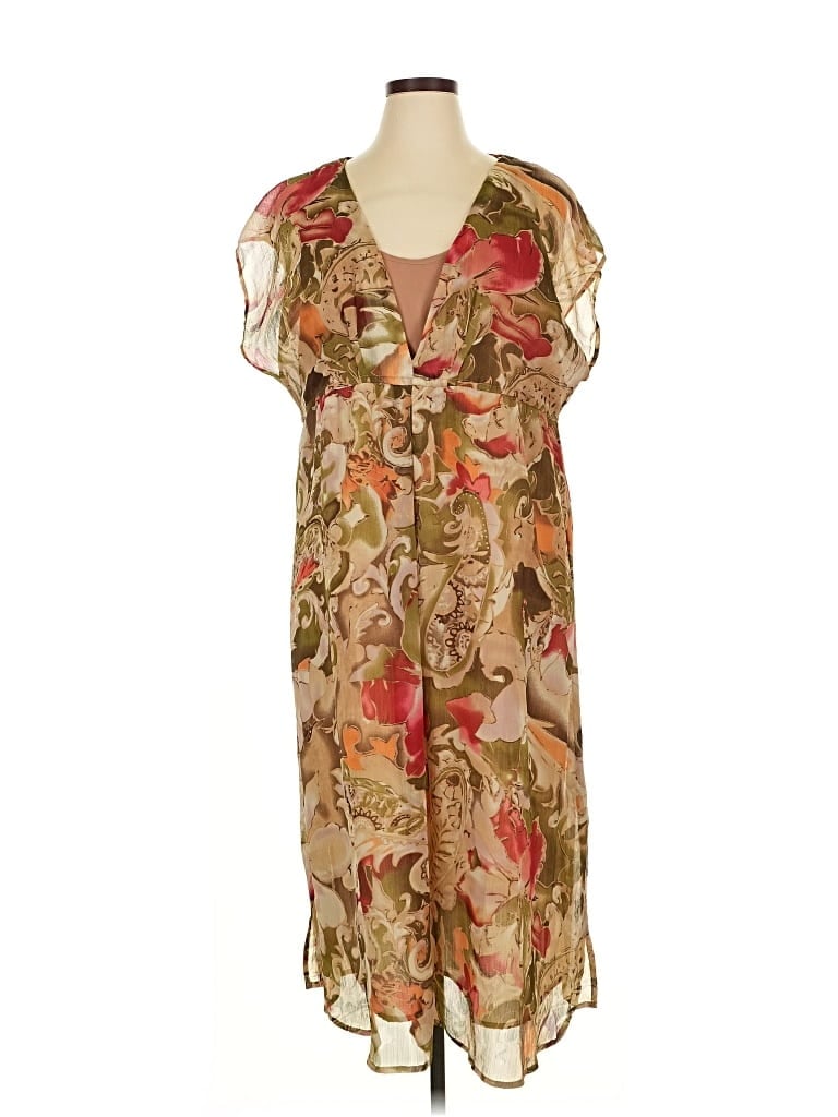Pre-owned Mlle Gabrielle Casual Dress In Brown