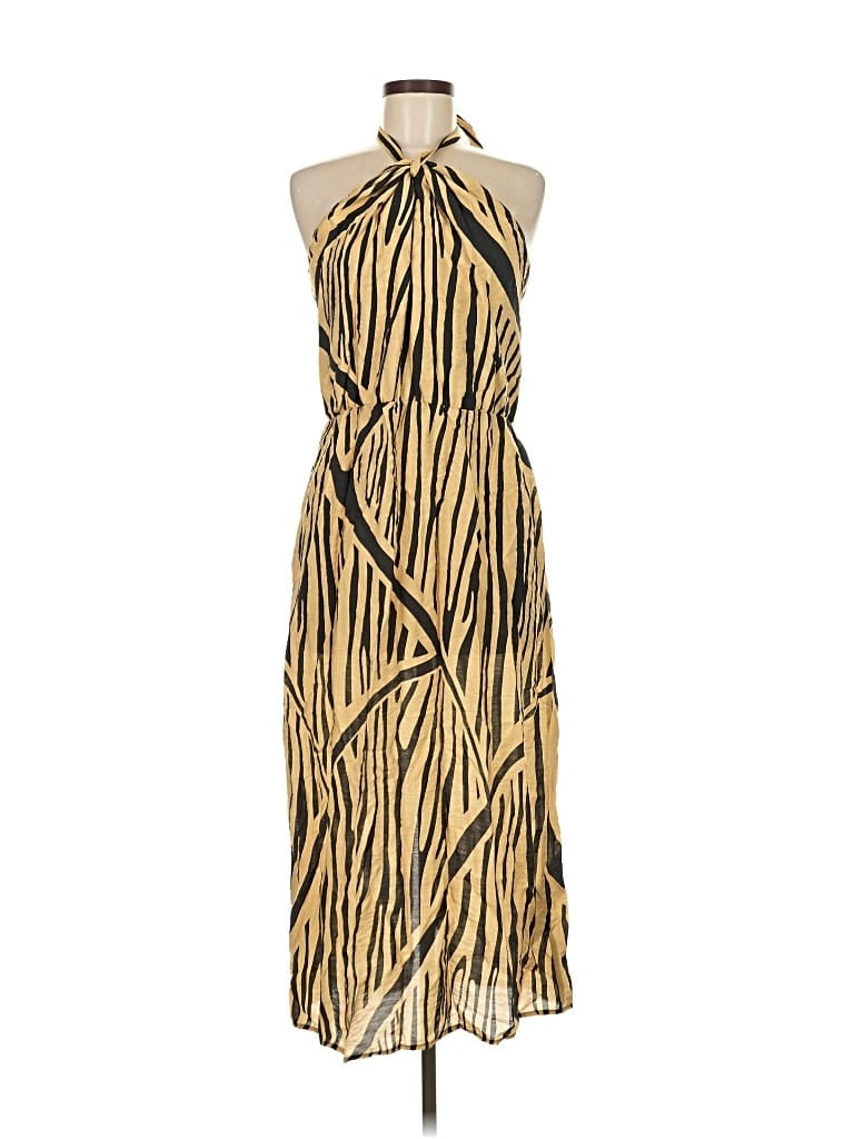 Pre-owned H&m Casual Dress In Gold