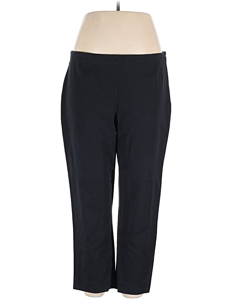 Pre-owned Lands' End Active Pants In Black