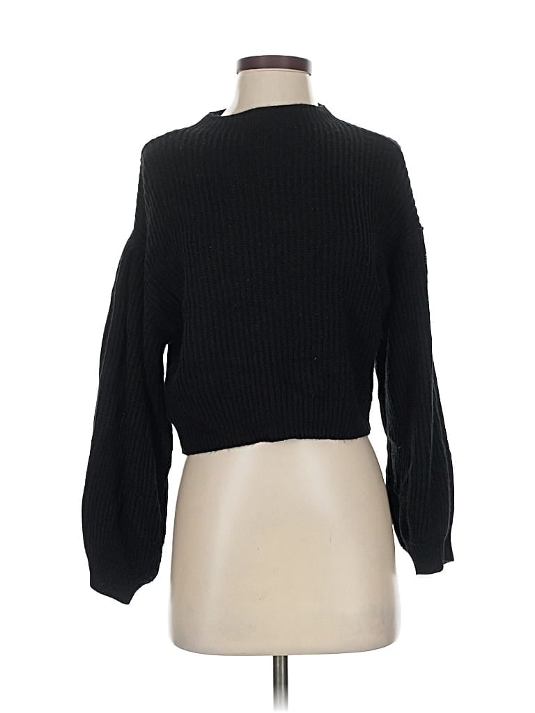 Pre-owned Shein Pullover Sweater In Black
