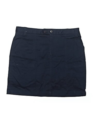 Lands' End Leather Skirt (view 1)