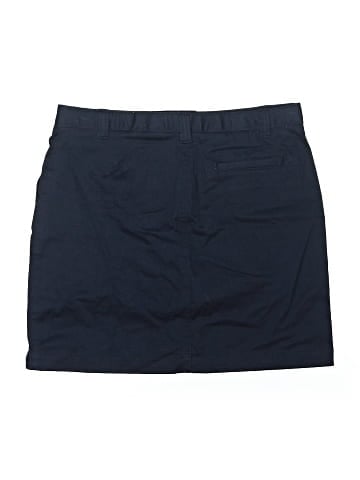 Lands' End Leather Skirt (view 2)