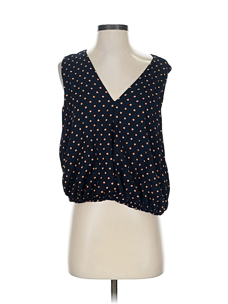 Pre-owned Banana Republic Sleeveless Blouse In Black