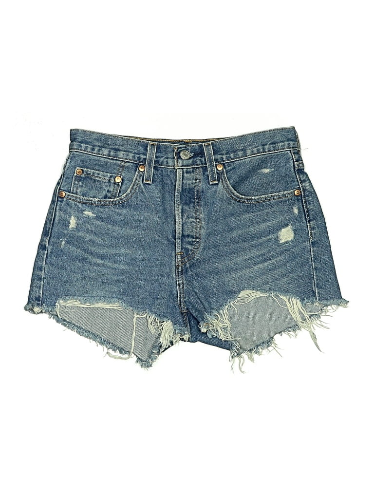 Click to view more detailed imagery on our partner's website Pre-owned Levi's Denim Shorts In Blue
