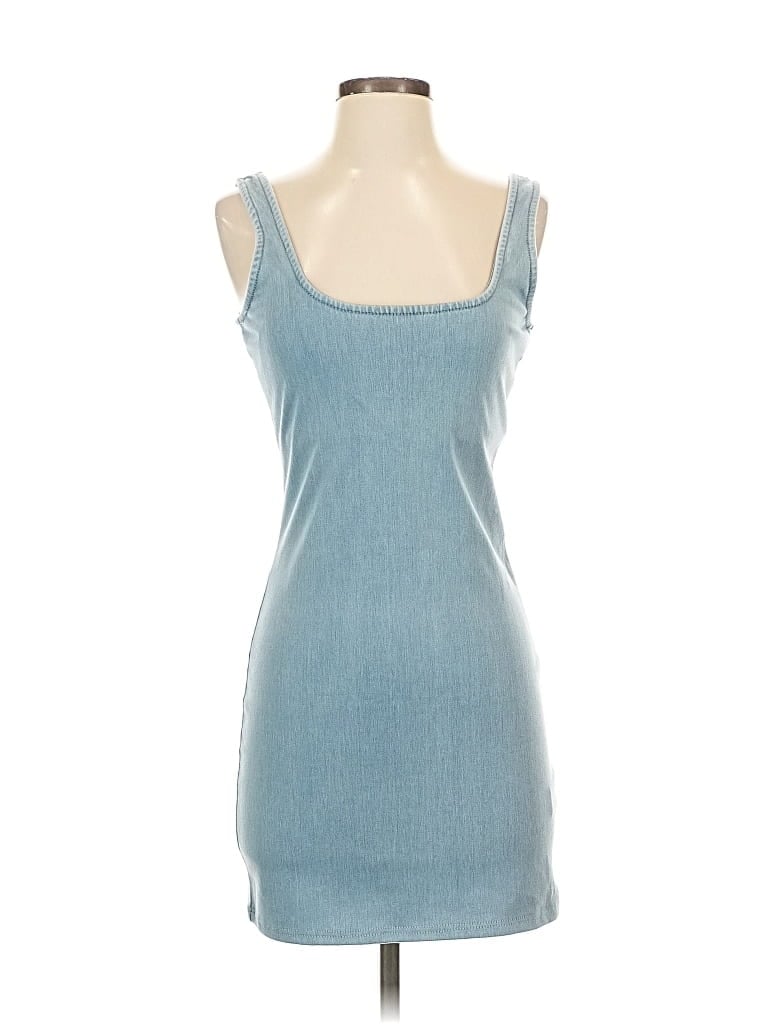 Pre-owned Good American Casual Dress In Blue