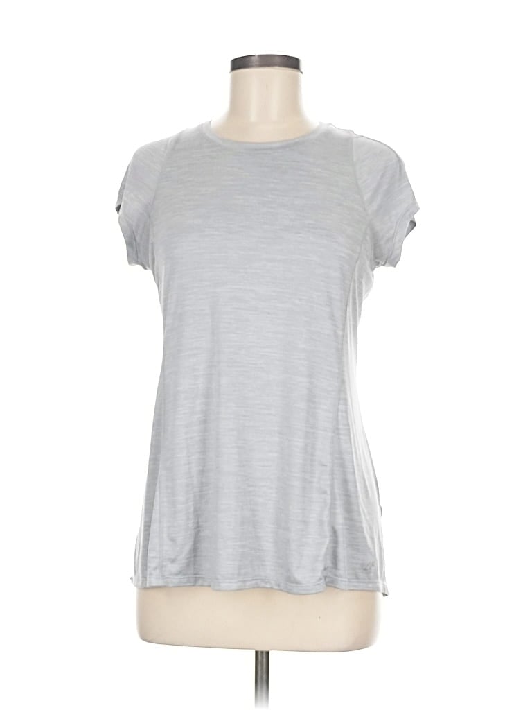 Pre-owned Assorted Brands Active T-shirt In Silver