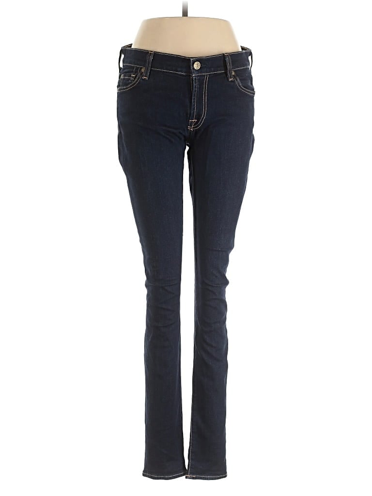 Pre-owned 7 For All Mankind Jeans In Blue