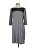 THML Solid Gray Casual Dress Size S - photo 1