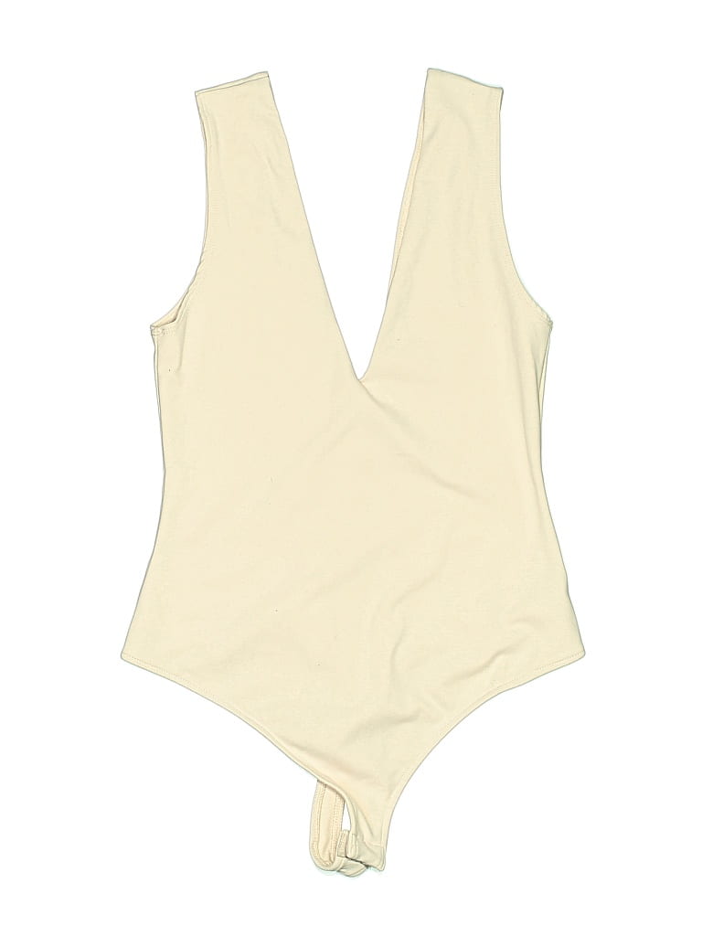 Pre-owned Intimately By Free People Bodysuit In White