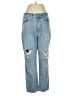 Madewell 100% Cotton Hearts Blue Jeans Size 29 waist (petite) - photo 1