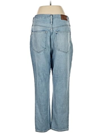 Madewell The Petite Momjean in Gilford Wash: Ripped Edition (view 2)