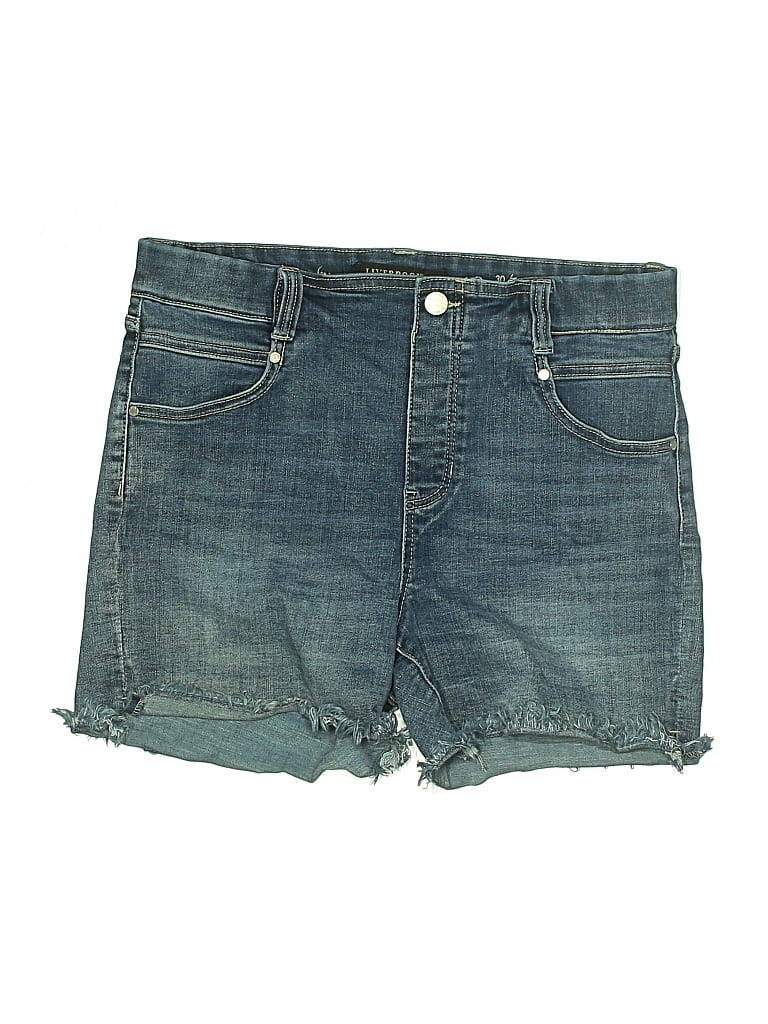 Pre-owned Liverpool Los Angeles Denim Shorts In Blue