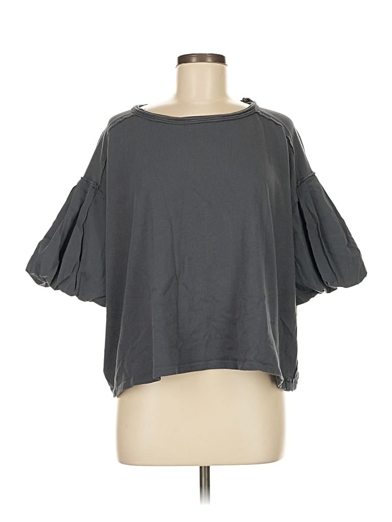 Pre-owned We The Free Cardigan Sweater In Gray