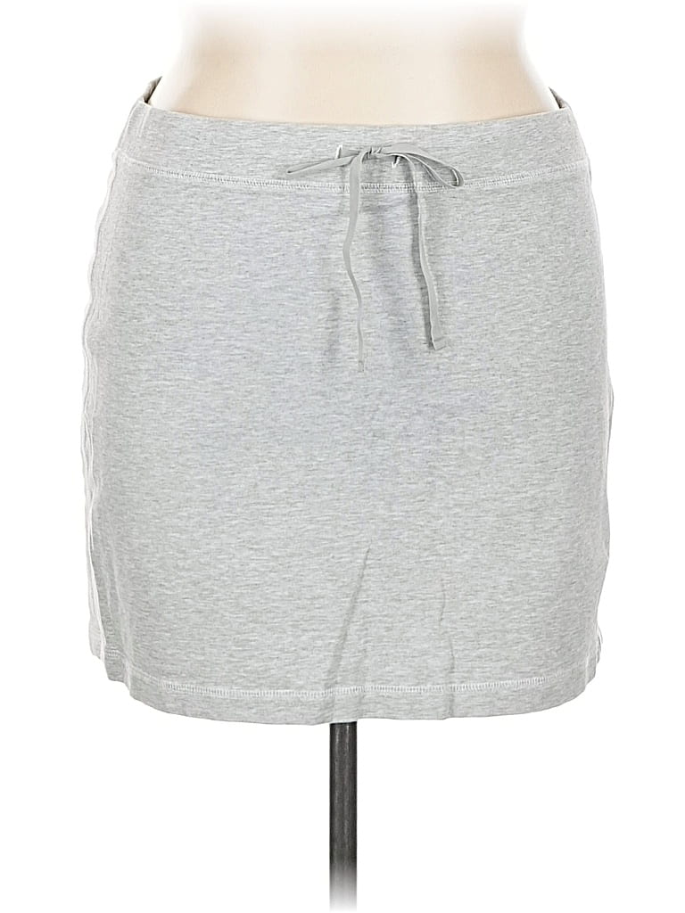 Pre-owned Ann Taylor Loft Casual Skirt In Gray