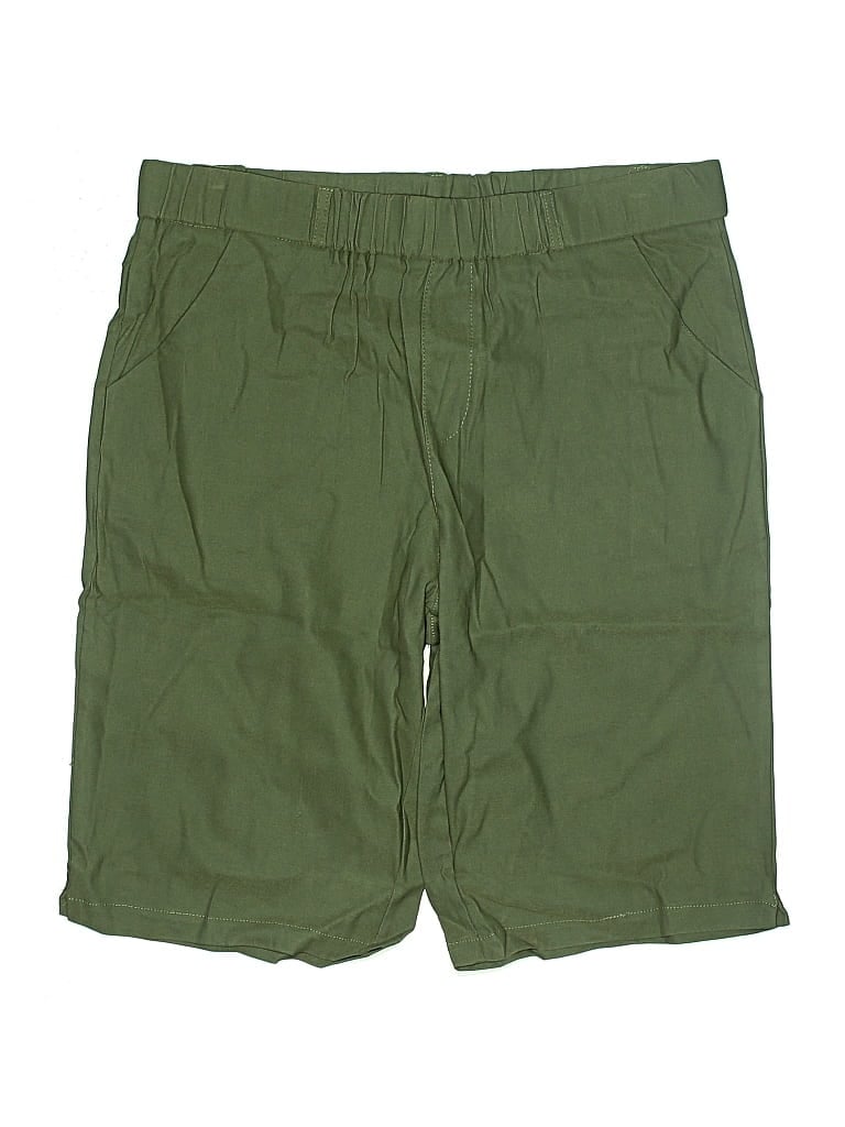 Pre-owned Unbranded Cargo Shorts In Green