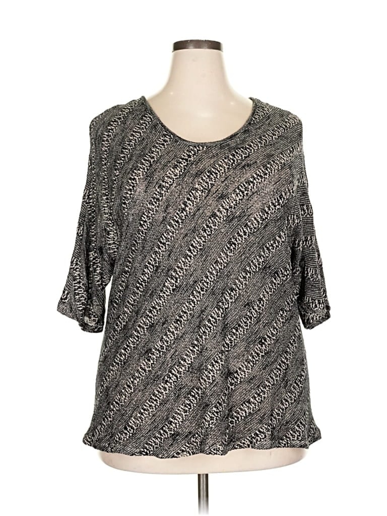 LANE BRYANT Pre-owned Cardigan Sweater In Gray