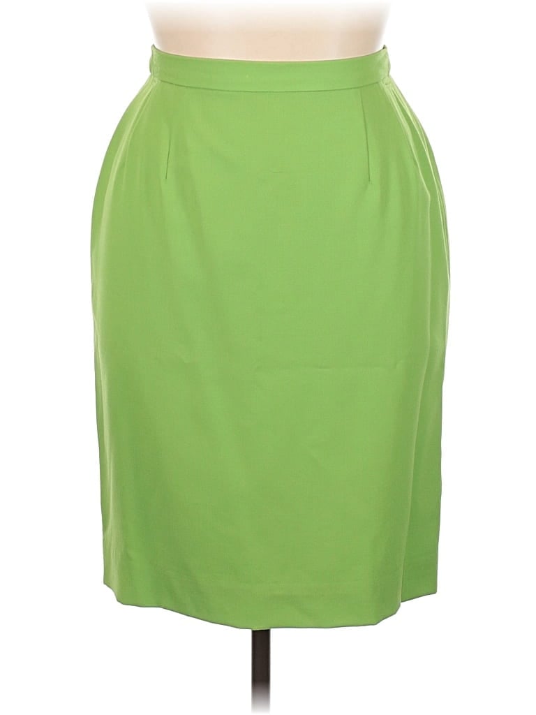 Pre-owned Austin Reed Wool Skirt In Green