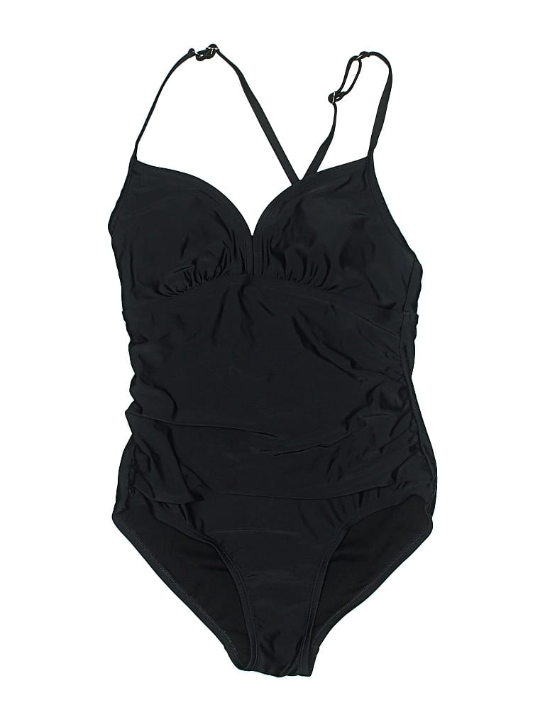 Pre-owned Kona Sol One Piece Swimsuit In Black
