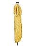 Lezat 100% Polyester Yellow Casual Dress Size XS - photo 4
