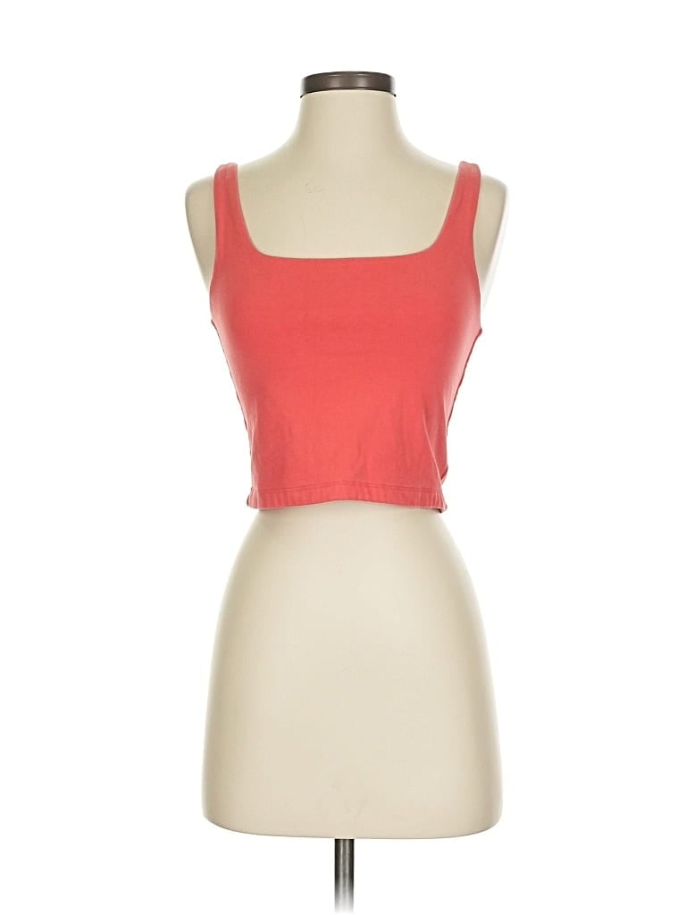 Pre-owned Gap Sleeveless Top Orange Sweetheart Neckline Tops
