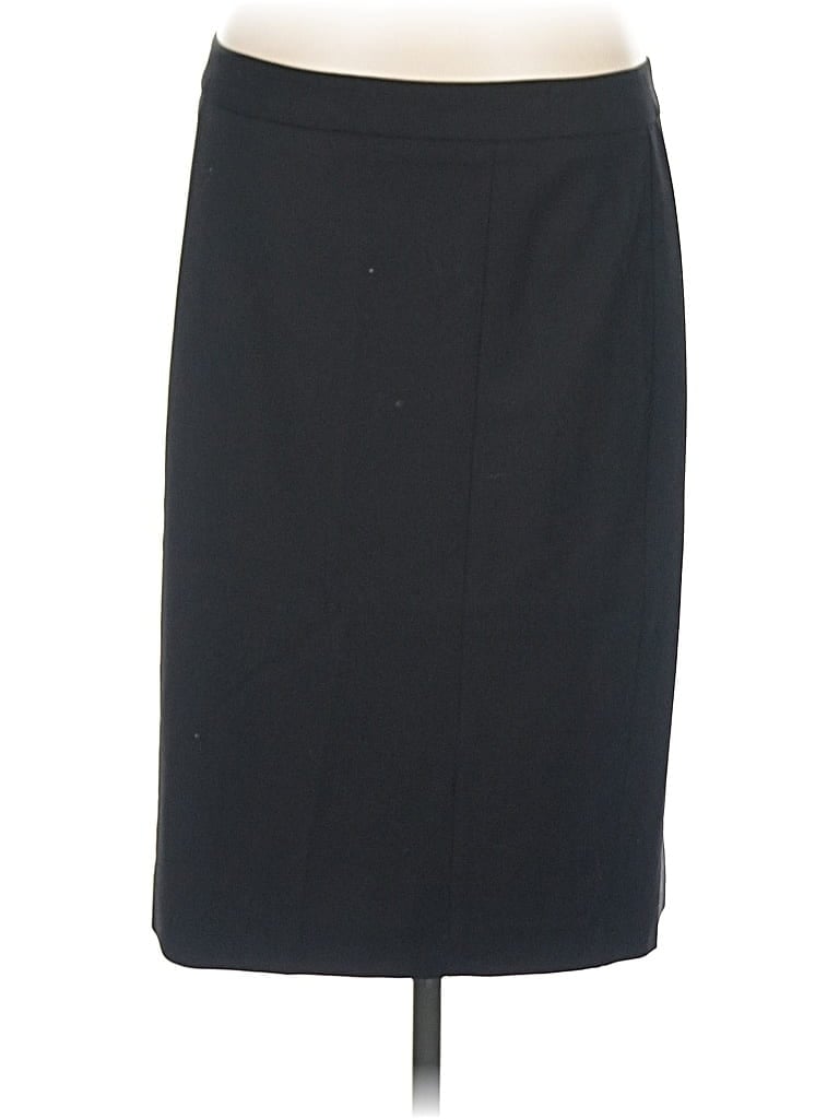 Pre-owned Talbots Wool Skirt In Black