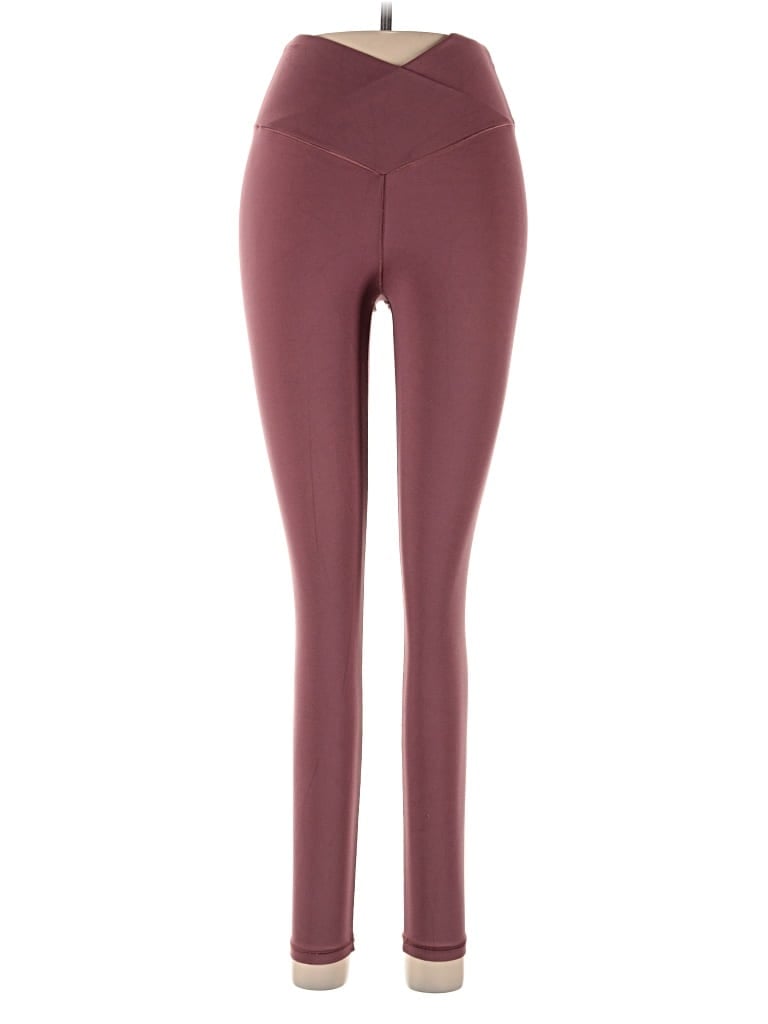 Pre-owned Offline By Aerie Active Pants In Burgundy