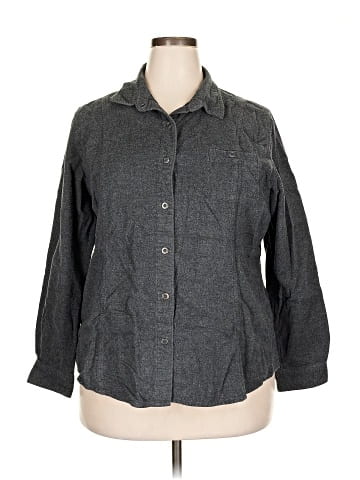 Woolrich 3/4 Sleeve Button-Down Shirt (view 1)