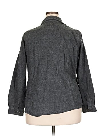 Woolrich 3/4 Sleeve Button-Down Shirt (view 2)