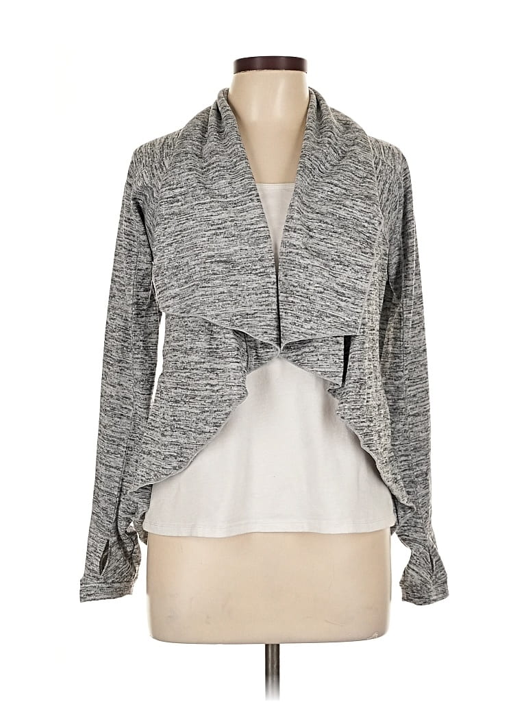 Click to view more detailed imagery on our partner's website Pre-owned Athleta Cardigan Sweater In Gray