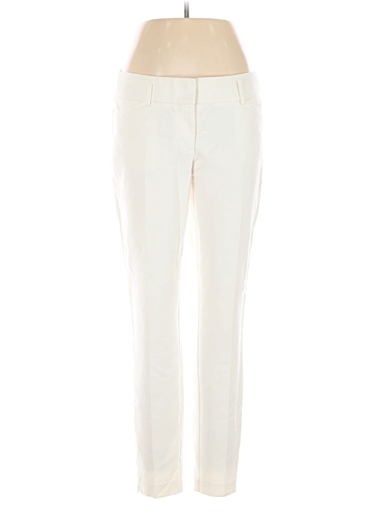 Pre-owned Ann Taylor Loft Dress Pants In White
