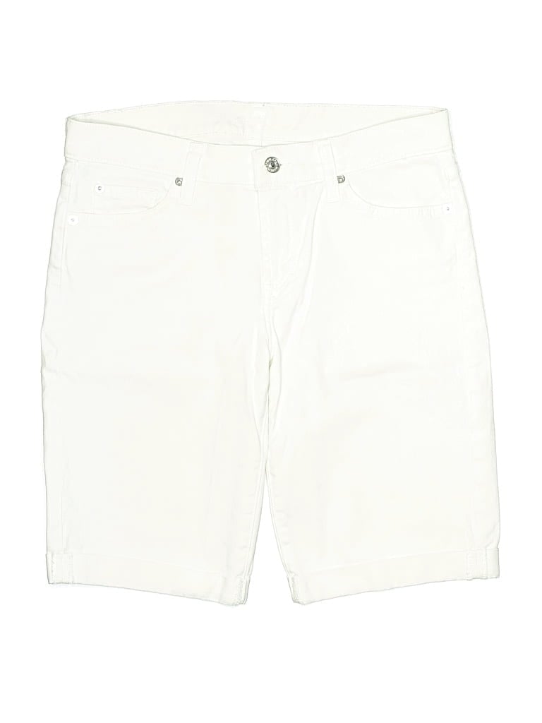 Pre-owned 7 For All Mankind Shorts In White