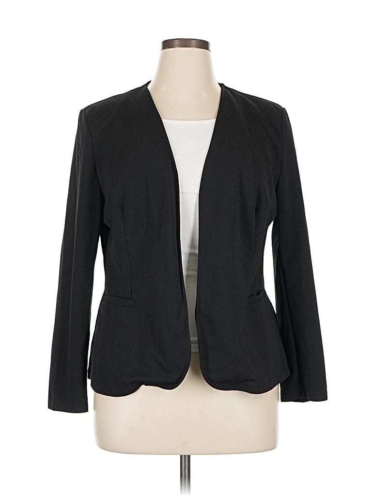 Pre-owned Shein Blazer Jacket In Black