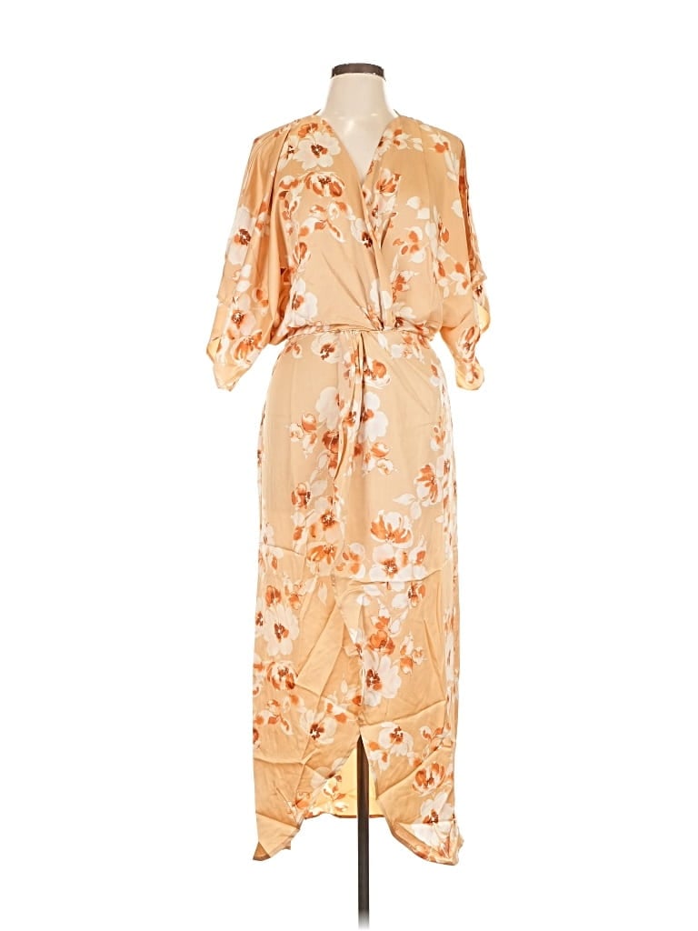 Lezat Cocktail Dress In Brown