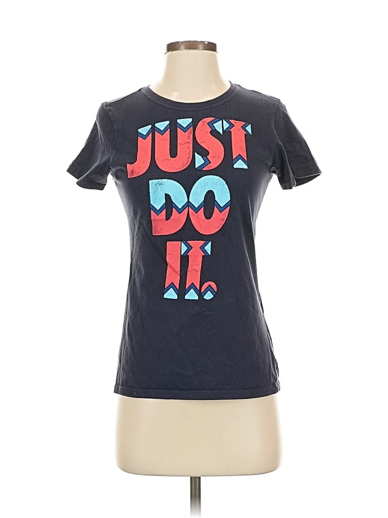 NIKE Pre-owned Short Sleeve T-shirt In Blue