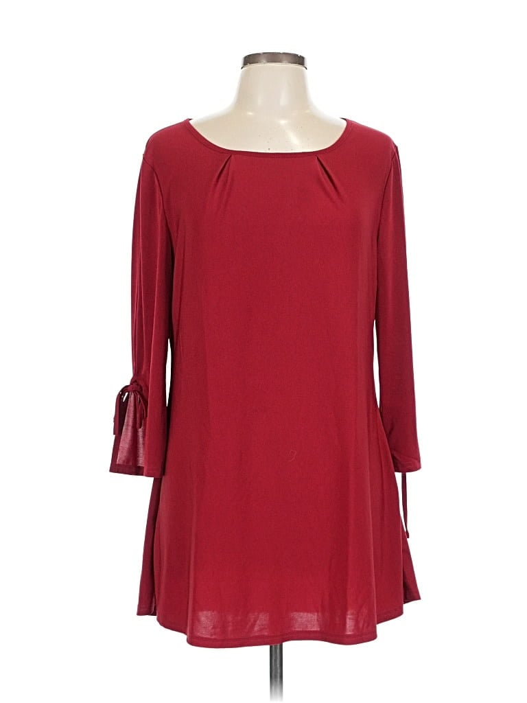 Pre-owned Lily By Firmiana Casual Dress In Burgundy