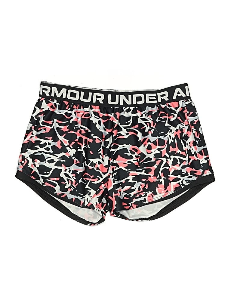 Click to view more detailed imagery on our partner's website Pre-owned Under Armour Kids' Athletic Shorts In Red