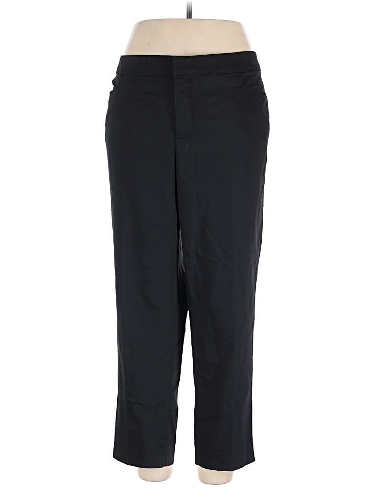 Pre-owned Chaps Casual Pants In Black